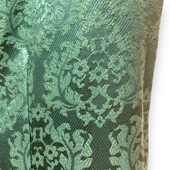 Vintage 60’s Gale Mitchell Green and Ivory Brocade Dress - Picture 5 of 10